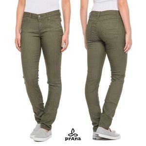 Prana Kara Cargo Green skinny pants 8/29